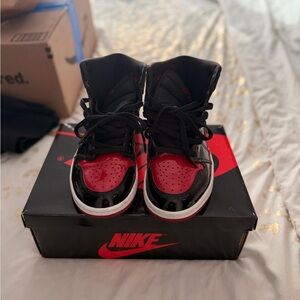 Nike Black and Red High-Tops